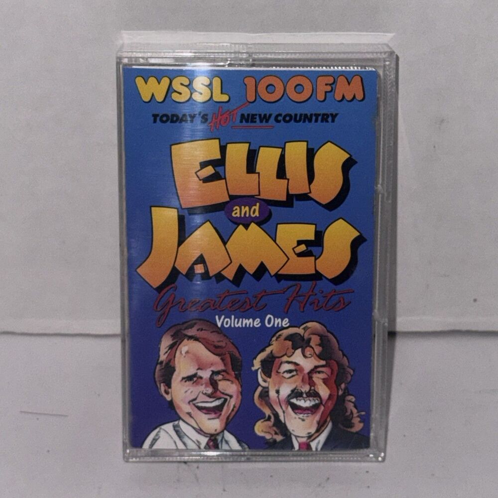 Rare WSSL 100 FM Ellis and James Greatest Hits Vol 1 Comedy Cassette Tape
